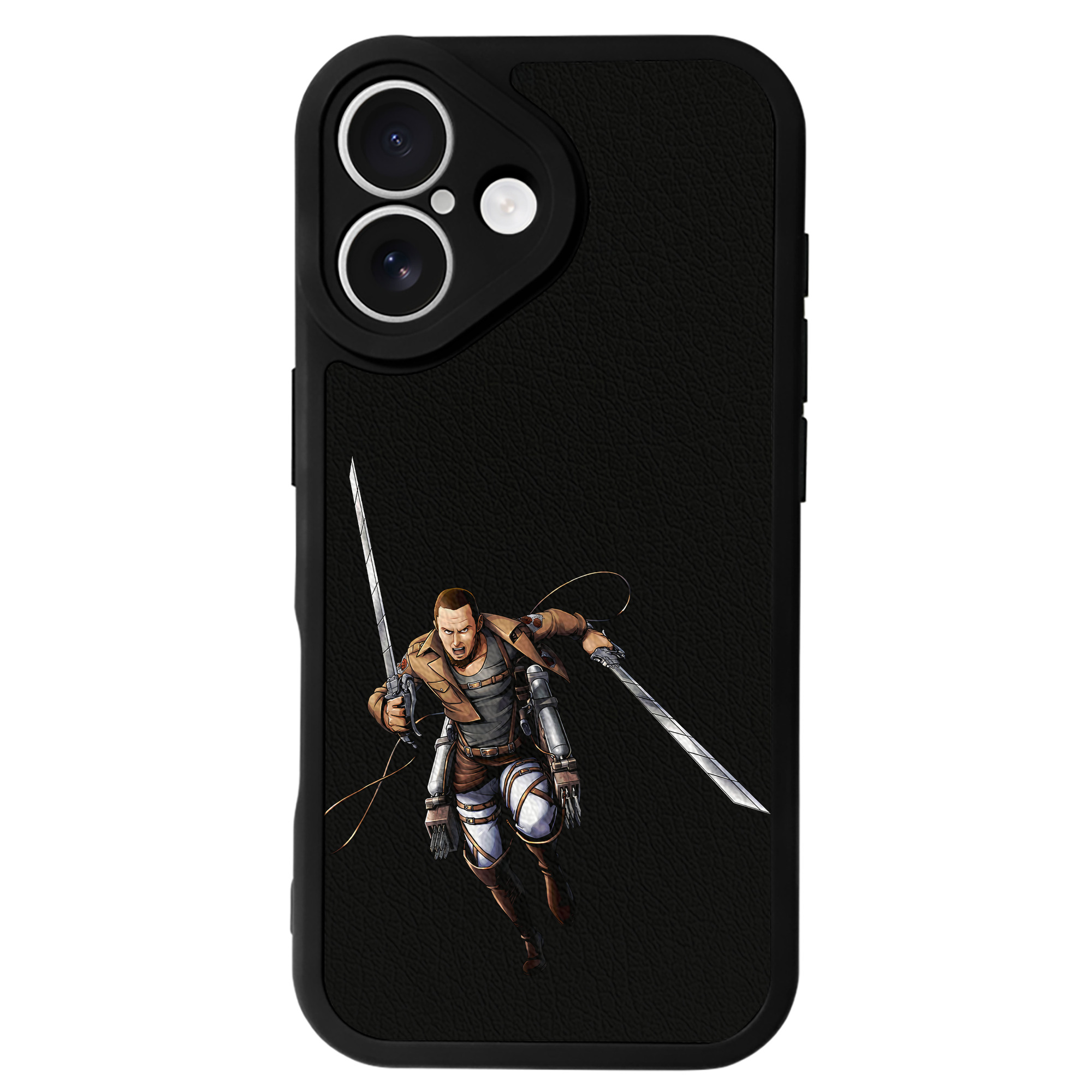 （画像用） 進撃の巨人 Attack on Titan 【iPhone 16シリーズ対応】シリコンスマホケース（レザー調） 材質：シリコン